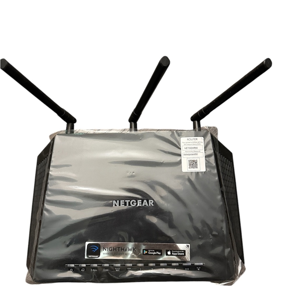 Netgear Nighthawk Wireless Router - Black and Gray